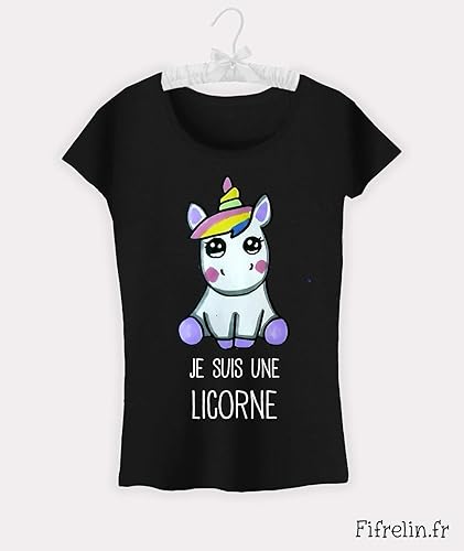 T Shirt Femme Je Suis Une Licorne Fun Drôle Humour Evjf