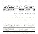 Lettering, Black & White Mini Series Dry Transfer Decals Woodland Scenics