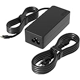 PowerPortnerLink 65W USB-C Charger Compatible with Lenovo Thinkpad, Yoga, Ideapad, Chromebook, ThinkBook Series Laptop Replacement Adapter