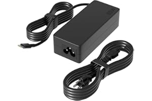 PowerPortnerLink 65W USB-C Charger Compatible with Lenovo Thinkpad, Yoga, Ideapad, Chromebook, ThinkBook Series Laptop Replac