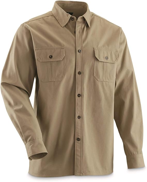 Guide Gear Men's LongSleeve Canvas Shirt at Amazon Men’s Clothing store