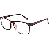GQUEEN Fake Clear Glasses Non Prescription Glasses Eyeglasses Rectangular Frame, 201512