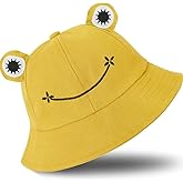 Kids Animal Hat- Frog Bucket Hat with Adorable face | Sun Hat for Toddlers & Babies.