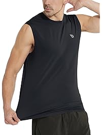 Baleaf Men's Performance Quick-Dry Muscle Sleeveless Shirt Tank Top