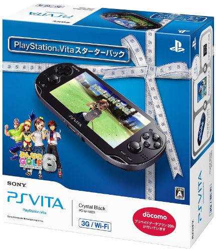 PlayStation Vita 3G/Wi-Fiモデル クリスタル・ブラック スターターパック (PCHJ-10003)
