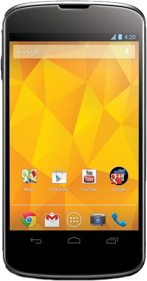 LG Nexus 4 E960 Phone 8 GB GSM Unlocked Black