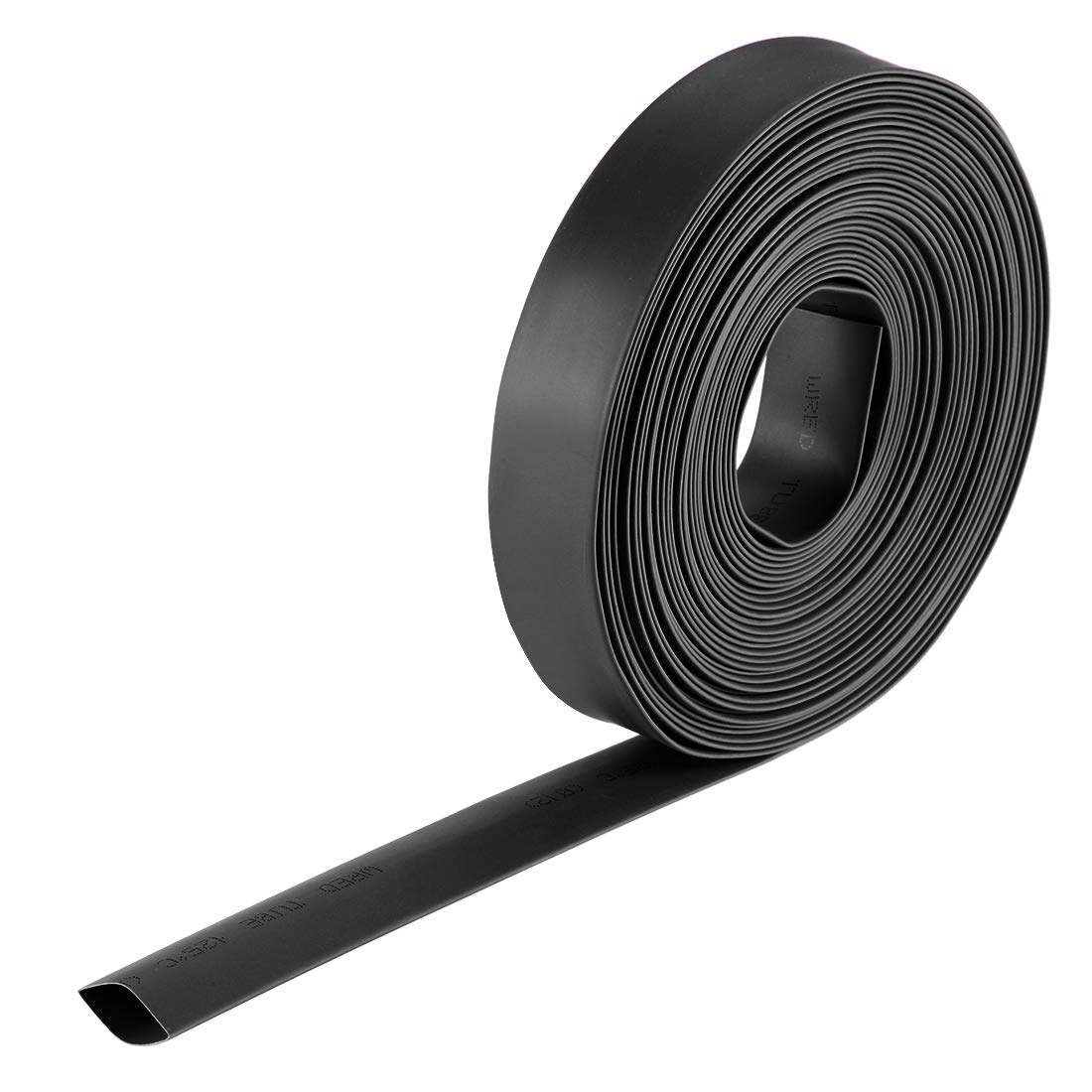 sourcing map Heat Shrink Tubing, 1/2"(12mm) Dia 2:1 rate Shrinkable Tube Cable Sleeve 7m - Black โ image 1