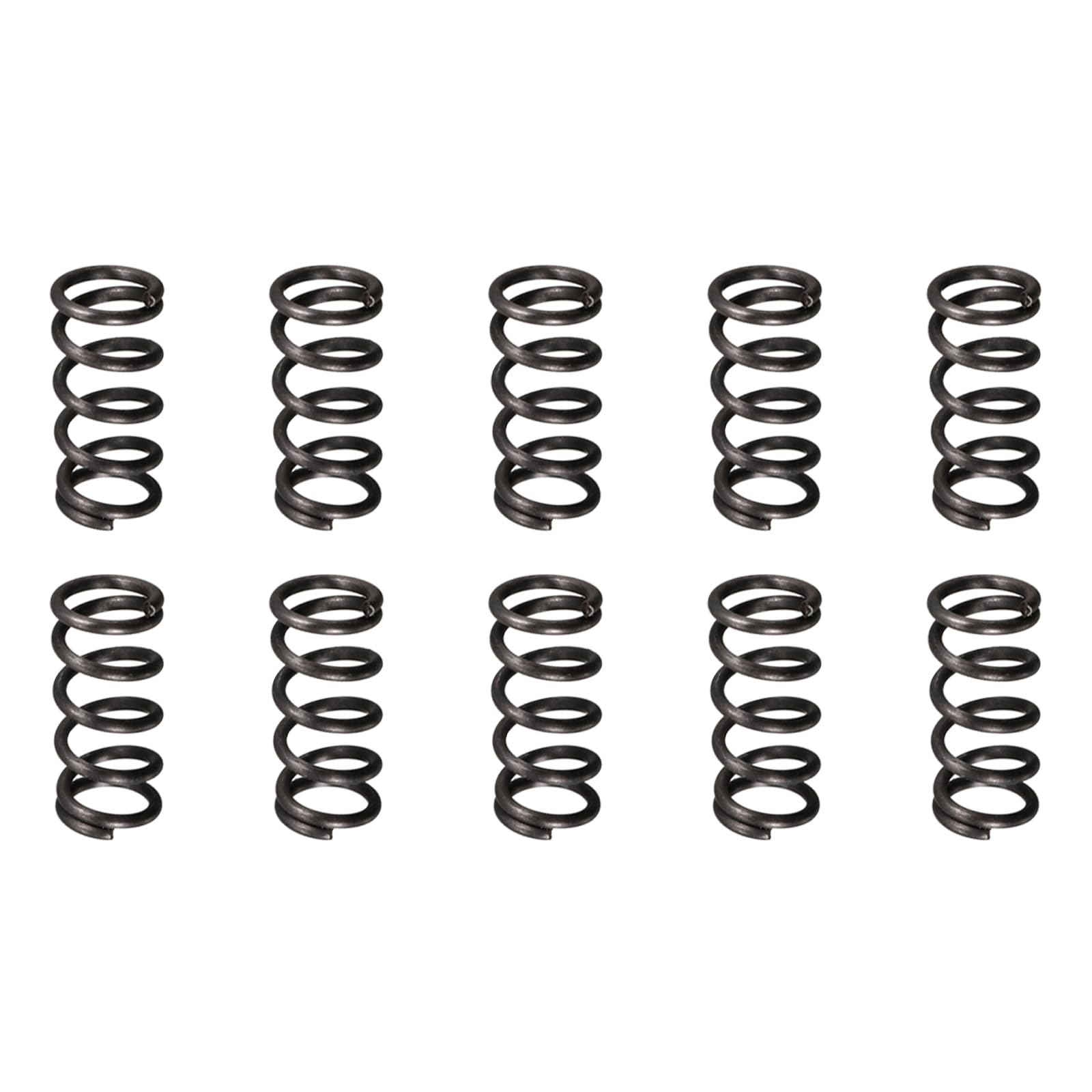 DTGN 1.2x9x20mm(DxODxL) Compression Spring - 20Pack - Good for Machinery - Spring Steel Extension Spring - Black