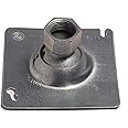 Appleton 8456R SHC Ball Type Swivel Hanger Cover for 4" Square Boxes, Permit 20 Degree Swing from Vertical, 3/4" Fixture Stem, 2" Length