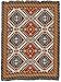 Pure Country Weavers | Kilim Southwest Blanket | Woven Tapestry Camp Throw with Fringe Cotton USA 72x54
