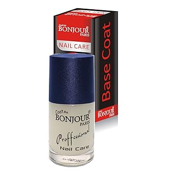 Bonjour Paris Nail Polish Base Coat Tranparent, 9.ml