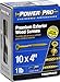 Power Pro Premium Exterior Wood Screws, #10 x 4 Inch All-Purpose Deck Screws for Outdoor Projects, T-25 Star Bit Included, Bronze, 57 Pieces | 48604