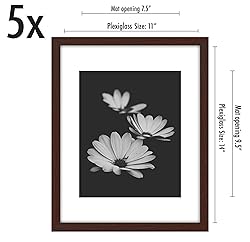 Americanflat 11x14 Picture Frame Set of 5 in