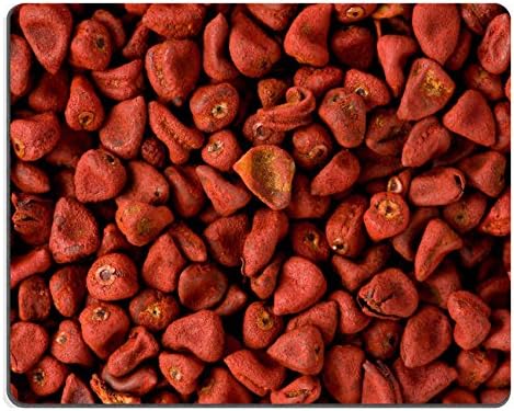 Luxlady Gaming Mousepad IMAGE ID: 17276109 Background texture of red annato seeds used in mexican cooking achiote paste and for coloring foods