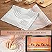 Large Silicone Baking Mats Non Stick for Christmas Party Celebration, BPA Free Pastry Mat for Rolling Dough Non Slip With Measurements,Double Thickness,Fondant Rolling