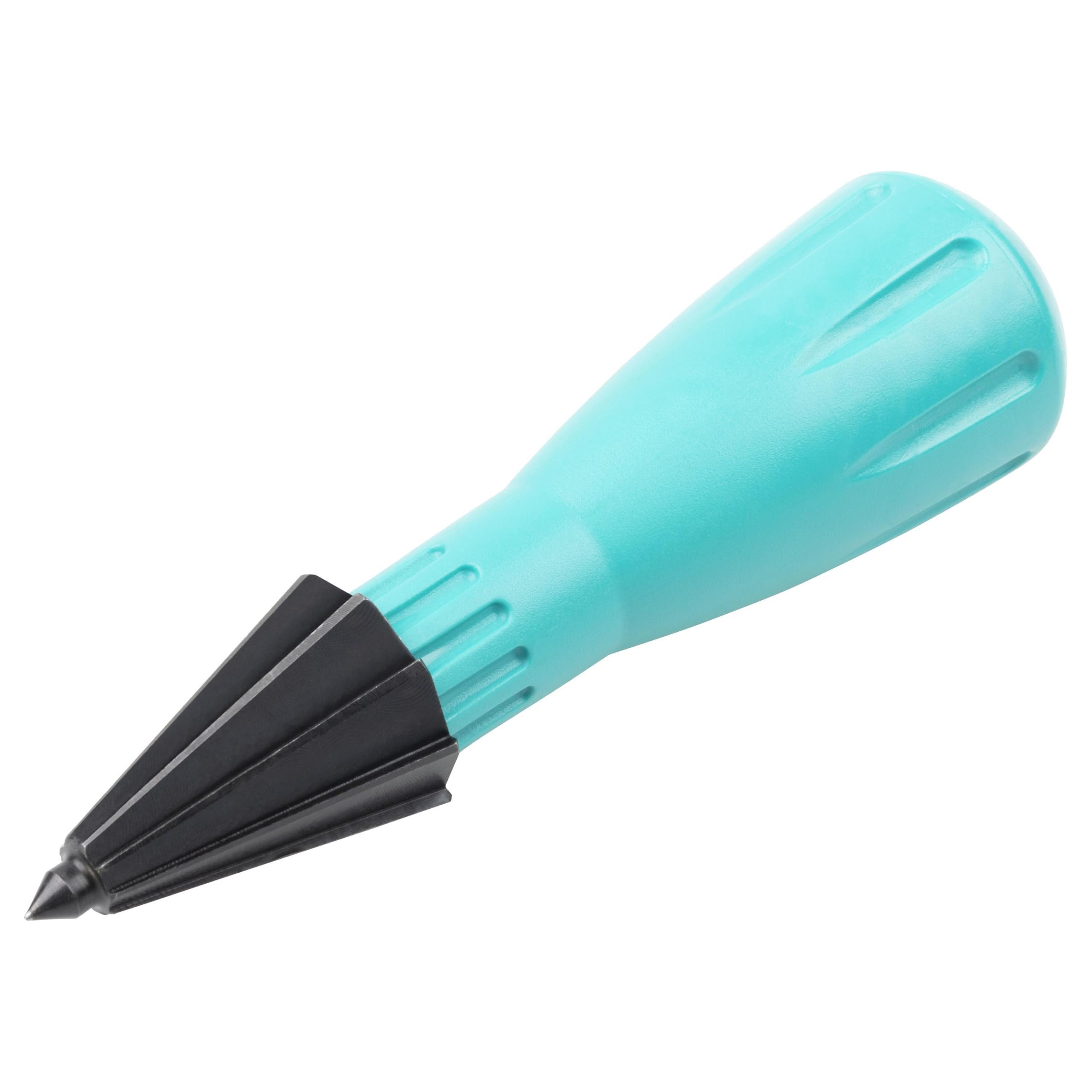 wolfcraft Hand-Held Enlarging Mill with Marking Tip I 4316000 I for Centre-Punching in plasterboard as Well as deburring and Expanding boreholes in Plastic