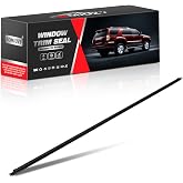 FOMIUZY Rear Tailgate Liftgate Trunk Hatch Car Outer Door Window Moulding Sweep Felt Trim Seal Weatherstrip Compatible with Toyota 4Runner 2003-2009 Replace 68290-35031