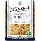 La Molisana Fusilli N&deg;28 Pasta, 16 oz, Premium Italian Durum Wheat Semolina, High Protein 14%, Bronze Die Cut Spiral Pasta for Superior Sauce Grip, Firm Al Dente Texture, Ideal for Pasta Salads &amp; Rich Sauces, Made in Italy