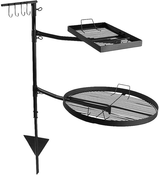 Amazon Com Sunnydaze Dual Campfire Steel Cooking Grill Grate