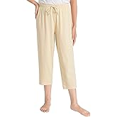 Latuza Women's Cotton Capri Pants Sleep Capris