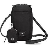 Nordace Siena Nexus Phone Crossbody Bag - RFID Blocking Card Slots and Detachable Pouch for Travel Phone Shoulder Bag
