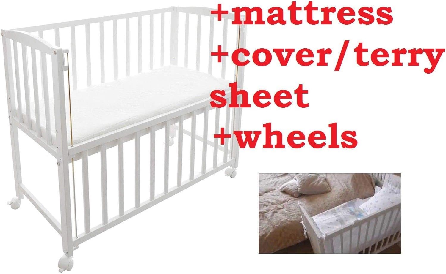 fillikid convertible bedside crib