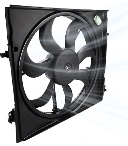 OYEAUTO Radiator Cooling Fan Assembly For Nissan Rogue Sport 2017-2021 2.0L | Replaces 21481-6MA0A/B