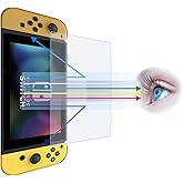 Entwth Anti Blue Light Tempered Glass Screen Protector[2 Pack] for Switch 6.2-inch[Eye Care,Relieve Eye Fatigue] Blocks Excessive Harmful Blue Light & UV 9H Anti Glare Anti-Scratches