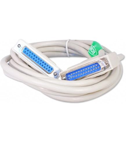 Amazon.com: KENTEK 6 Feet FT DB25 Null Modem Serial Printer Cable