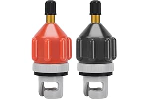 Aoiiefe 2pcs Stand Up Paddle Board Pump Adapter,Sturdy SUP Air Adapter,Strong Sealing Air Valve for Inflatable Kayak Stand Up Paddle Board