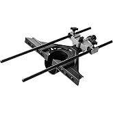 DW6913 Router Edge Guide Compatible with Dewalt DWP611 Compact Routers | W/Fine-tuning Function and Vacuum Cleaner Adapter