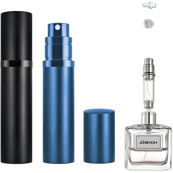 Amazon.com: Silver Metallic Perfume Atomizer Spray 10 ML for purse