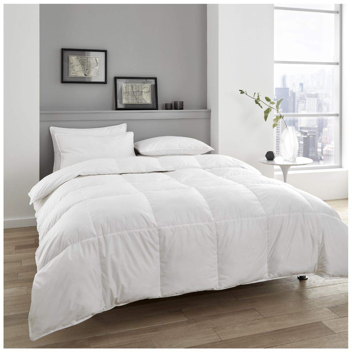 GC GAVENO CAVAILIA Super Soft Hotel Quality Goose Feather & Down Duvet, Extra Warm Deluxe Quilt 13.5 TOG, Anti-Dustmite Warm & Cosy, Kingsize, 85% Feather 15% Down, White, King