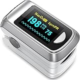 Fingertip Pulse Oximeter Blood Oxygen Saturation Monitor, Heart Rate and Fast Spo2 Reading Oxygen Meter with OLED Screen 2 X 