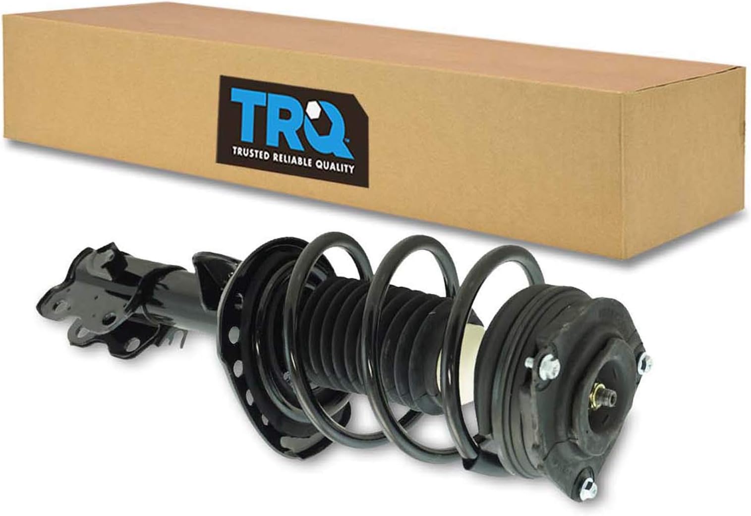 TRQ Front Right Complete Strut & Coil Spring Assembly Passenger Side Compatible with 2013-2019 Nissan Sentra