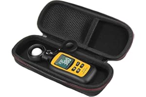 Maoershan Carrying Case for URCERI Light Meter Digital Illuminance Meter Handheld Ambient Temperature Measurer (Case Only)