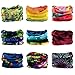 Godspeed Headwear, Headwrap 9-Pack Headband & Bandanna 16-in-1 Multifunctional Telescopic Seamless Scarf Facemask for Outdoor Leisure Activities