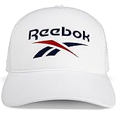 Reebok Aero Trucker Hat | Snapback | Adjustable | Mesh Back | Retro | Baseball | Streetwear | Urban | Lifestyle - White