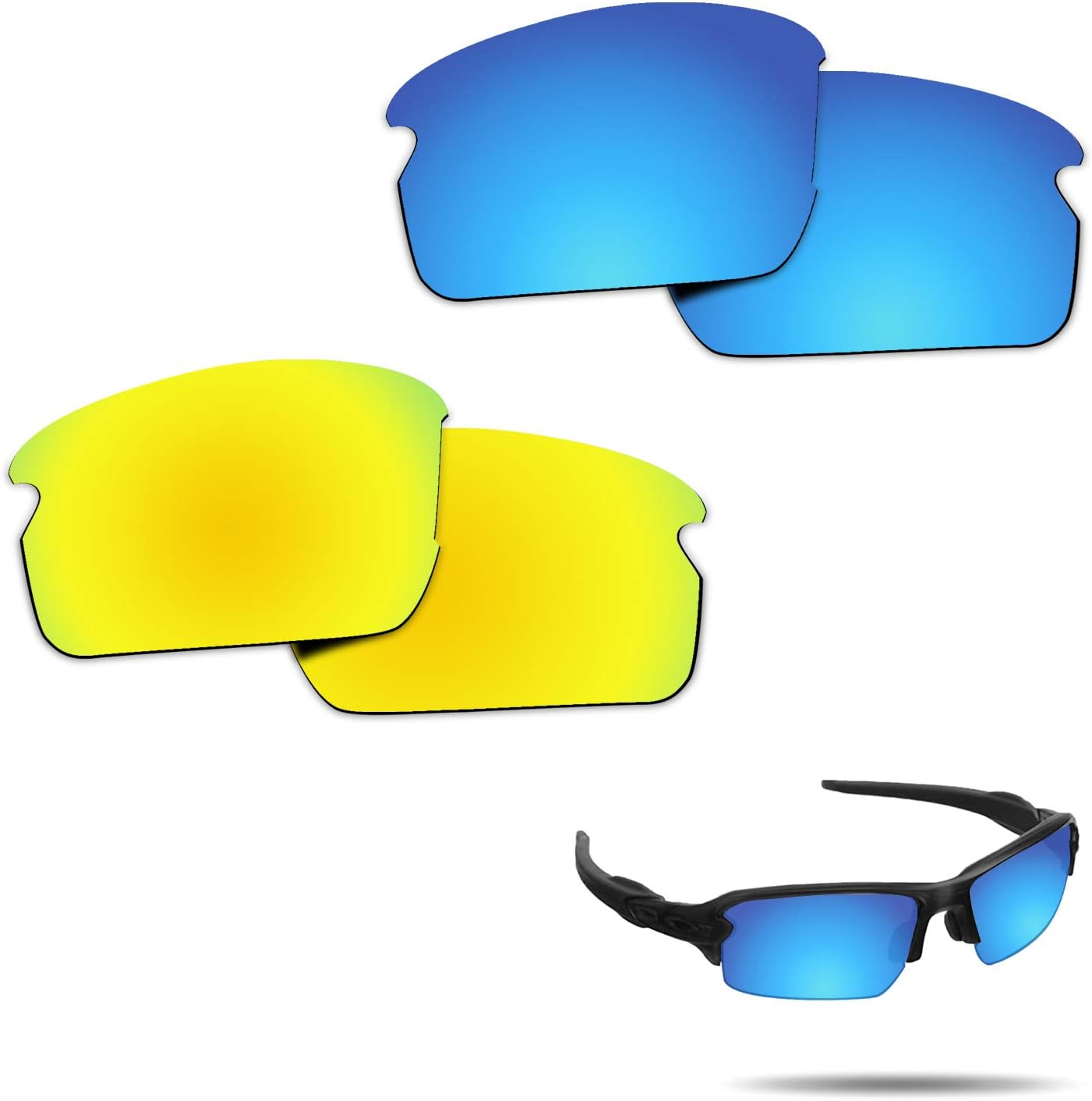 Amazon 2 Pairs Packed Fiskr 色褪せ防止 Oakley Flak 2 0交換用偏光レンズ フラック2 0 アジアンフィット 替えレンズ Fiskr スポーツサングラス Amazon 2 Pairs Packed Fiskr 色褪せ防止 Oakley Flak 2 0交換用偏光レンズ フラック2 0 アジアンフィット 替えレンズ Fiskr スポーツサングラス
