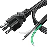 LaWana 6ft 12 Gauge 3 Prong Heavy Duty Replacement