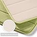 DocBear Extra Large Memory Foam Bath Mat,Super Soft Bathroom Rugs,Rugs for Bathroom,Coral Velvet Non Slip Bath Mat,Absorbent Large Bath Rugs, 20W X 32L Inches (Green)