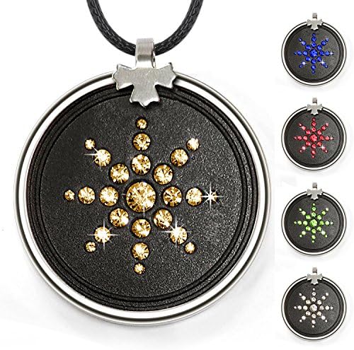 Anti Radiation Orgone Pendant, Generator Negative Ions Energy Accumulator EMF Protection Necklace(Gold)