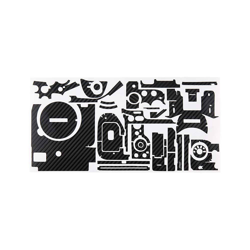 KIWIFOTOS Carbon Fiber Camera Body Skin Sticker Protective Wrap Cover for Sony a9 II, 3M Anti-Scratch Stickers Decals DSLR Camera Body Skin Film Protector Shield