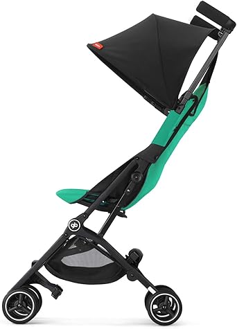 gb pockit plus stroller in satin black