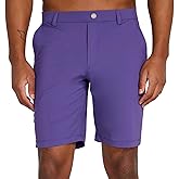 Redvanly Hanover 9 Inch Mens Pull-On Golf Shorts - Loganberry/L