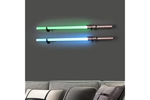 BYTOTU Lightsaber Wall Mount, Lightsaber Stand ,Suitable for Lightsaber Stand, Lightsaber Display Swords, Light Saber, Sword, Wall Bracket-black（2 sets）