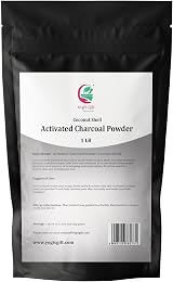 Yogi's Gift Activated Charcoal Powder 454g Ground Coconut Skin Soap Detox view 2