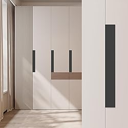 Peaha 50 Pack Kitchen Cabinet Handles 10 inch Black