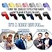 Bundle Monster Mens Skinny Tie Package, Slim Thin Necktie 4pc Set, for Men's Suit Accessories and Business Attire, Complete Set Kit for Weddings, Graduation, Father's Day and Holidays - Dark Blue