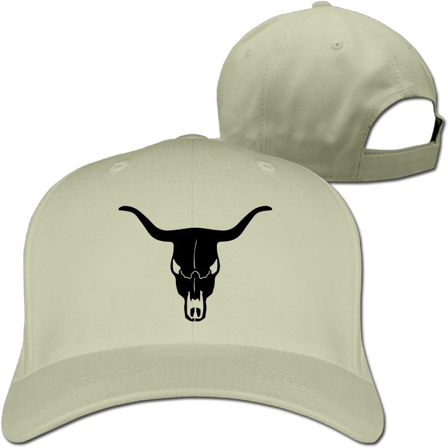 Bull'S Skull Longhorn Bull Horns Snapback Hats